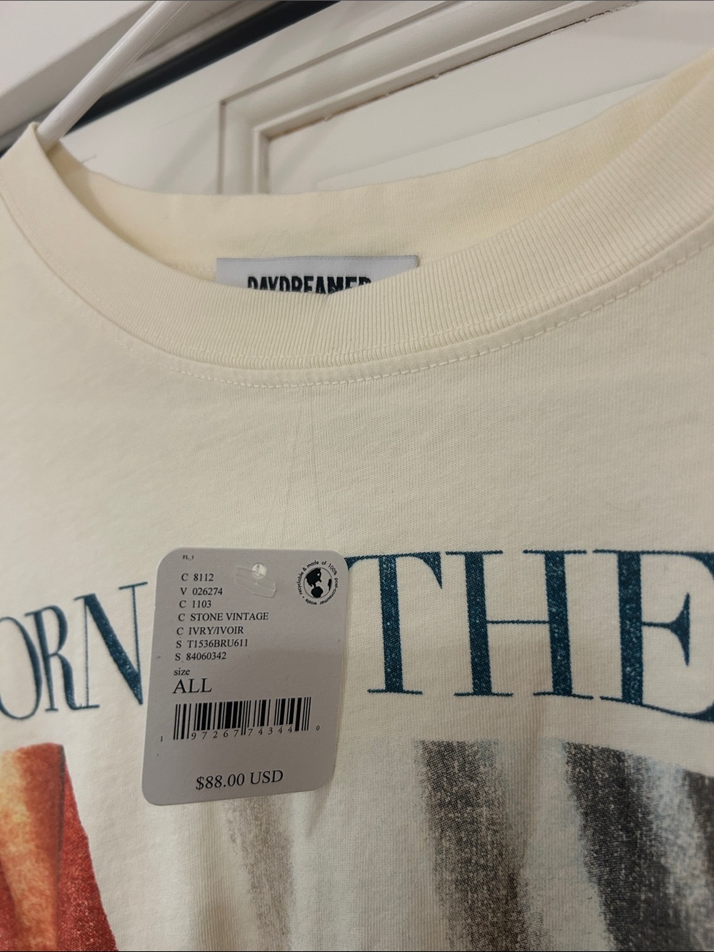 Daydreamer Cream Bruce Springsteen "Born in the U.S.A." Graphic Tee - Picture 2 of 3